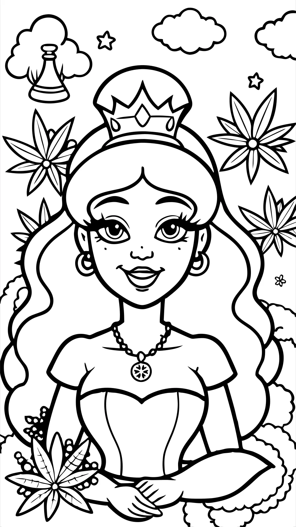 Disney Princess Stoner para colorear de libros para colorear